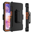 thumbnail image 2 of For Samsung Galaxy A23 5G 2022 6.6" Case, Heavy Duty Rugged Defender Case with [Belt Clip Holster] [Built in Screen Protecotr], Shockproof Full Body Protection Kickstand Cover, Orange, 2 of 8