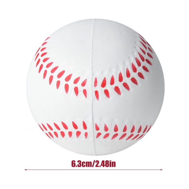 12PCS Full Core Soft 2.48inch EVA Elastic Ball, EVA Ball Toy, Children Playground for Children Play Outdoors Baseball