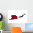 thumbnail image 1 of Byebye Santa Claus Wall Mural by Wallmonkeys Peel and Stick Graphic (18 in W x 12 in H) WM183392, 1 of 4
