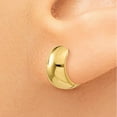 thumbnail image 5 of Auriga Fine Jewelry 14K Yellow Gold Hinged Hoop Earrings for Women, 5 of 6
