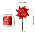 thumbnail image 3 of Bird Deterrents for Outside, 6 Pack Reflective Pinwheels for Garden and Yard Decor, Wind Spinners Outdoor Bird Deterrents Devices Windmills Bird Deterrent for Patio, Farm, Orchard, 3 of 6