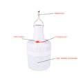 thumbnail image 4 of 1 pieza de luz de emergencia de corte de energía bombilla recargable 2 engranajes blanco puesto de mercado nocturno bombilla pequeña luz de camping al aire libre JM Rojo Verde, 4 of 5