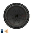 thumbnail image 3 of Kicker 12 Inch Comp R Woofer Includes Two 48CWR122 Package with 46CXA8001 Amplifier and wire kit, 3 of 7
