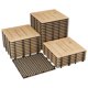 thumbnail image 1 of Baldosas de madera de acacia para terrazas, fáciles de unir, antideslizantes e impermeables, ideales para patios y exteriores., 1 of 6