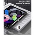 thumbnail image 2 of Case for New iPad Generation, with Pencil Holder, Slim Back Protective Case with Clear Transparent Back Shell & Auto Wake/Sleep(Black,ipad pro 11(2020/2021)), 2 of 7