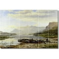 thumbnail image 1 of Ceramic Tile Mural-Benjamin Leader Landscapes Painting 150. 25.5" w x 17" h using (24) 4.25 x 4.25 ceramic tiles, 1 of 3