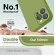 thumbnail image 4 of Funda de Silicona Premium, Forro de Microfibra Suave, para iPhone 16 Pro de 6.3 Pulgadas, Verde Cedro, 4 of 7