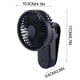 thumbnail image 3 of Mini ventilador portátil de 3 velocidades con rotación de 90°, magnético, antideslizante, carga USB, silencioso, para el hogar y el dormitorio., 3 of 5