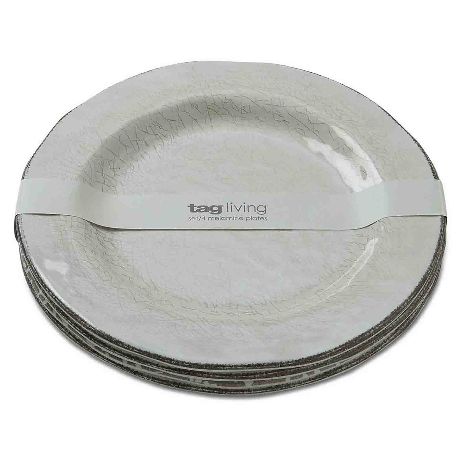 Tag Veranda Melamine Dinner Plates Set of 4