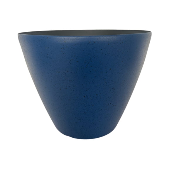 Ballard Pacific 16-Inch Felicia Pot Flower Planter, Dark Blue
