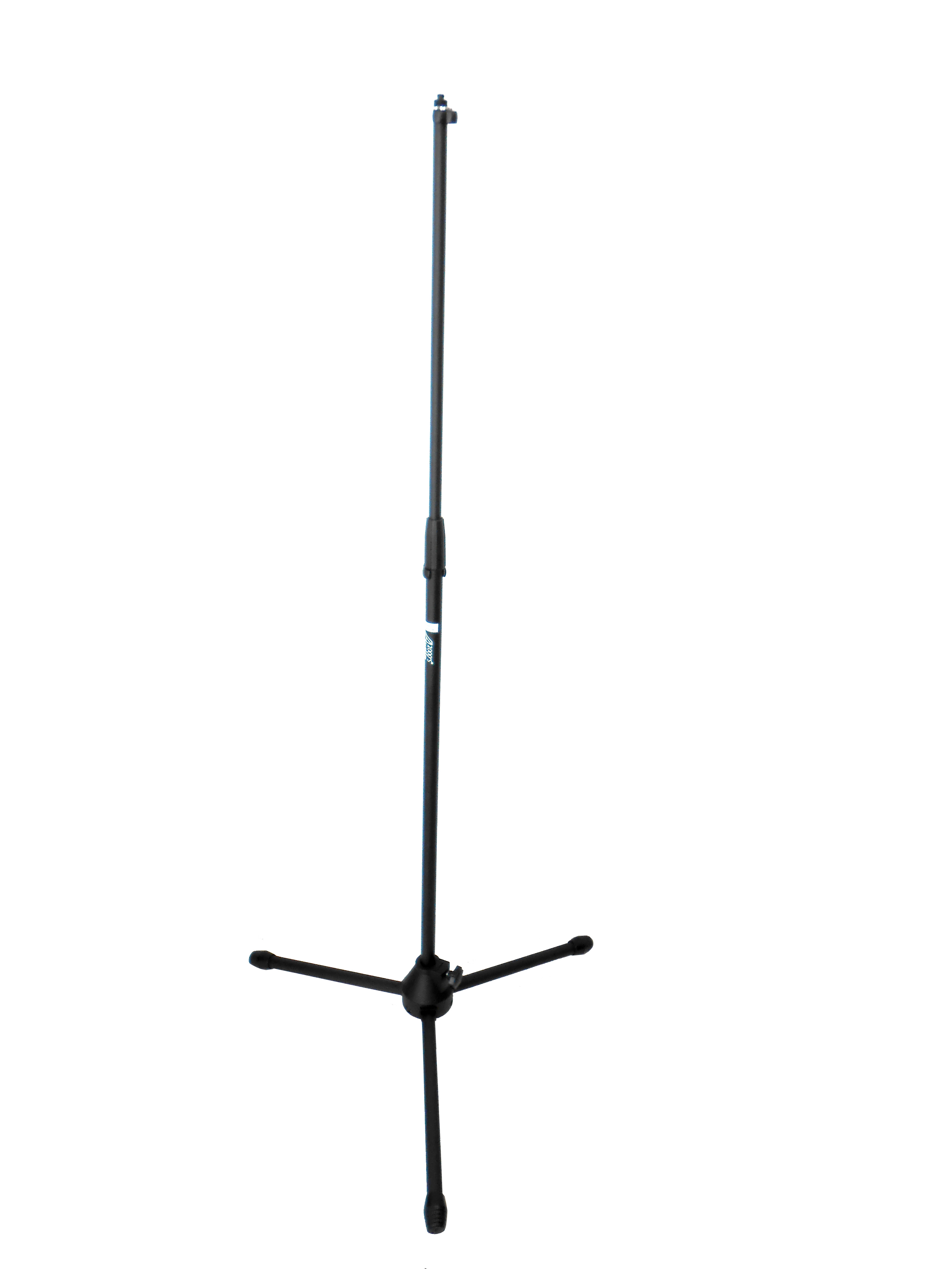 Audio2000'S AST4322B Floor Tripod Microphone Stand with a Slidable Boom and Capability of Holding Two Microphone Clips