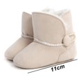 thumbnail image 2 of Zapatos con suelas de agarre, botines para bebé, pantuflas de lana acogedoras, bebé suave, 2 of 5