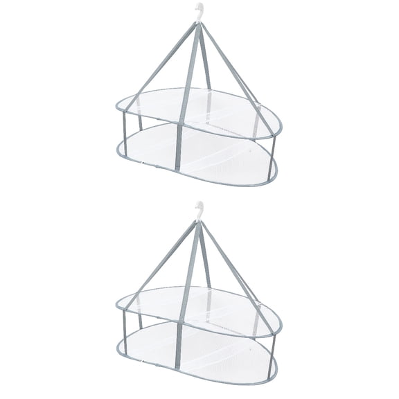 STRANDCHIC Clothes Drying Rack White Socks Hanger for Home Use, Keep Clothes Wrinkle Free, 2 Pieces