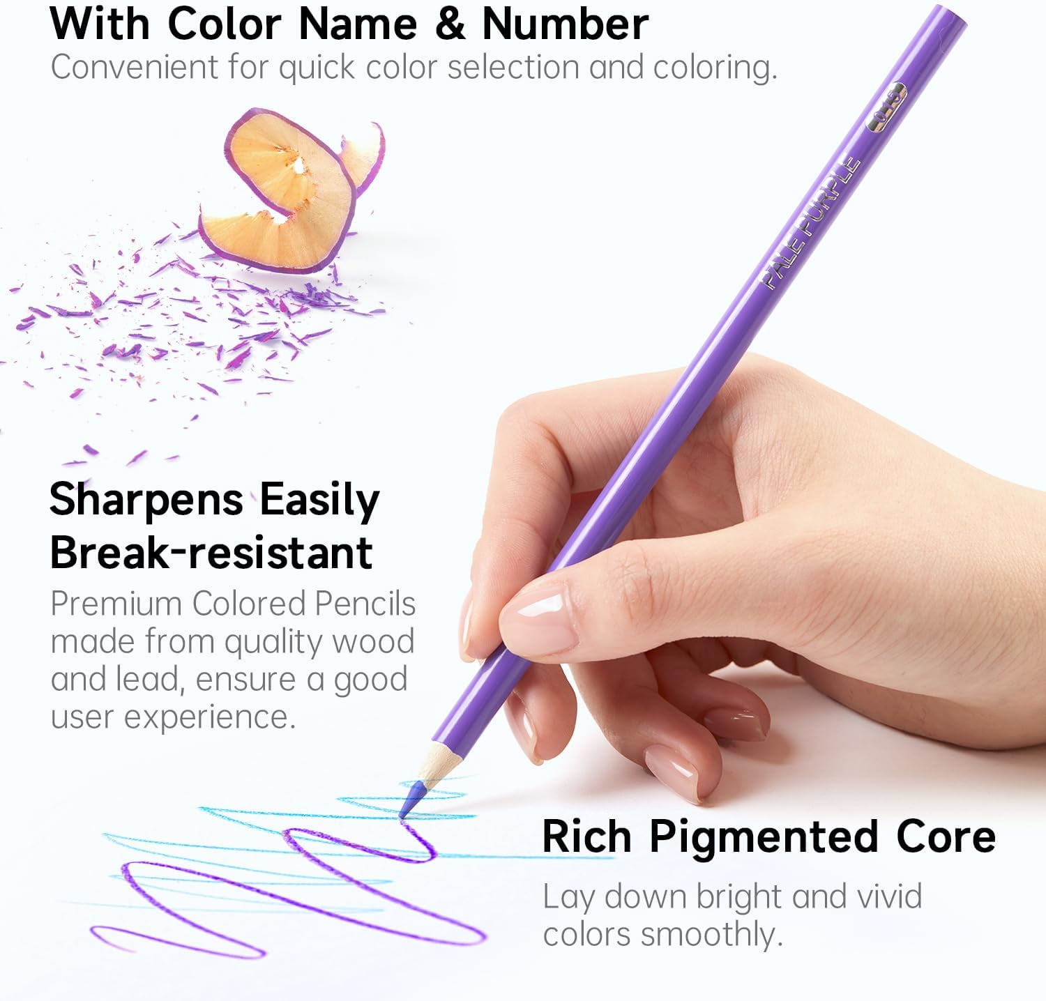 136 Coloured Pencils , Soft Core Colouring Pencils Set for Adult Colouring Books, Doodling, Sketching, Drawing, Art Supplies