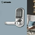 thumbnail image 2 of Left-Handed Lever Door Lock, Electronic Keypad & Card Swipe Entry System for Security Gates, 2 of 4