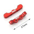 thumbnail image 4 of mmirethe Aluminum Alloy Durable Front Rear Suspension Arm Mount For 1/16 LOSI Mini-B Mini-T RC Car Part RC Car Accessories Red, 4 of 5
