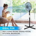 thumbnail image 6 of Simple Deluxe 16 inch 3 Speed Pedestal Fan, 6 of 7