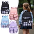 thumbnail image 1 of Cute Girls' School Backpack With Bow - Lightweight, Water-Resistant & Multi-Compartment for Elementary & Middle School, 1 of 5