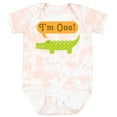 thumbnail image 3 of Inktastic 1st Birthday Alligator Jungle Boys or Girls Baby Bodysuit, 3 of 5