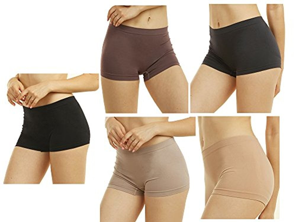 Gilbins Women's Plus Size Seamless High-Waisted Girdle Panties Briefs Cut  Brief (XXX-Large, Cloud) 