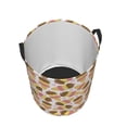thumbnail image 3 of Goofa Cute Ice Cream Printed Circular Hamper,Laundry Basket with Handles,Storage Baskets Foldable,Large Capacity Laundry Hamper-, 3 of 8
