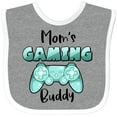 thumbnail image 3 of Inktastic Mom's Gaming Buddy Aqua Controller Boys or Girls Baby Bib, 3 of 4