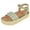 Mint, variant on Shoes Women Platform Espadrille Sandals Ankle Strap Flat footbed Buckle up Bling Rhinestone ATHENS-1 Camel Beige 10