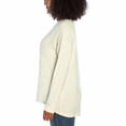 thumbnail image 2 of Three Dots Women's Long Sleeve Speckled Ivory Pullover, 2 of 5