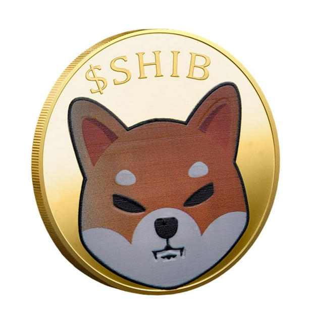 Novedad Hierro Doble Cara Doge's Coleccionables Regalo de Coleccionistas 40mm Oro