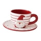 thumbnail image 3 of Tazas de té y platillo navideños, taza de café de creativa multifuncional de Papá Noel para regalo de cumpleaños, decoración navideña, 3 of 8