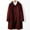 Wine, variant on AOOCHASLIY Women 2023 Tops Clothes Fashionable Womens Cardigan Solid Color Long Sleeved Woolen Casual Coat Top