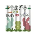thumbnail image 2 of hengsof Spring Easter Shower Curtain for Bathroom Happy Easter Bunny Green Eucalyptus Shower Curtains Colorful Eggs Rabbits Decor Waterproof Fabric Bath Curtain Accessories, 2 of 6