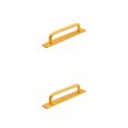 thumbnail image 1 of Speravity manija de los muebles con tornillos de montaje perillas de hardware de varios tamaños tiradores de puerta de mejora hogar cocina oro / 160 mm Oro/160mm 2piezas Speravity CBP382261, 1 of 5