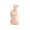 Pink B, variant on Dserhfy Easter Holding Egg Rabbit Figurine Ceramics Bow Tie Bunny Statue Sculpture Spring Easter Holiday Party Decoration Ornament
