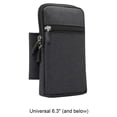 thumbnail image 4 of POINTERTECK 6.3-inch Cellphone Waist Pouch Portable Detachable Multi-pocket Protective  Storage Zipper Bag Pack Accessories, 4 of 9