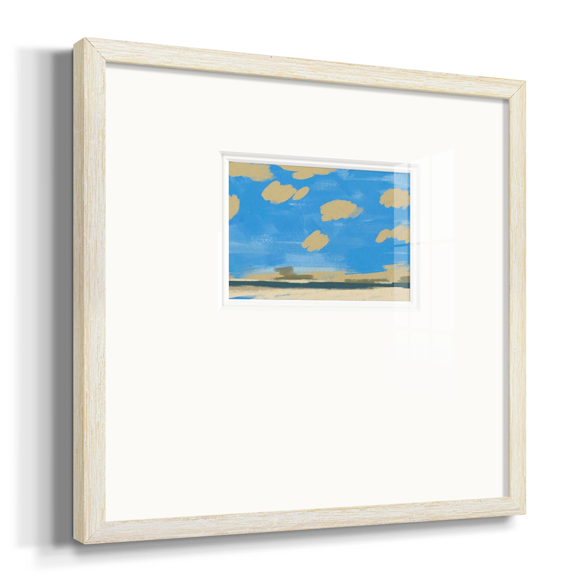 Textured Beachscape IIPremium Framed Print