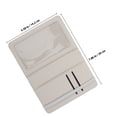 thumbnail image 2 of Hytrove Portapasaporte De Cuero PU Multifuncional Para Viaje Con Protección Y Almacenamiento De Documentos Y Tarjetas, 2 of 8