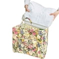 thumbnail image 4 of Cesta Lavado Lavandería Floral Almacenamiento Tela Boho (Estilo G), 4 of 9