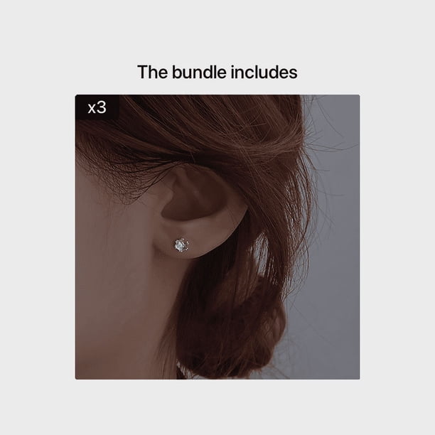 1pair Stunning Moonstone Stud Earrings for Women - Delicate and Elegant Jewelry for Any Occasion