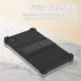 thumbnail image 7 of FIEWESEY Tablet Case for Everyuth KB1001/KB1004/KB1001L/KB1004L Tablet 10 Inch Kids Friendly Protective Cover Silicone Case Kids Friendly with Kicskstand for Evermyth Tablet 10 Inch - Black, 7 of 7