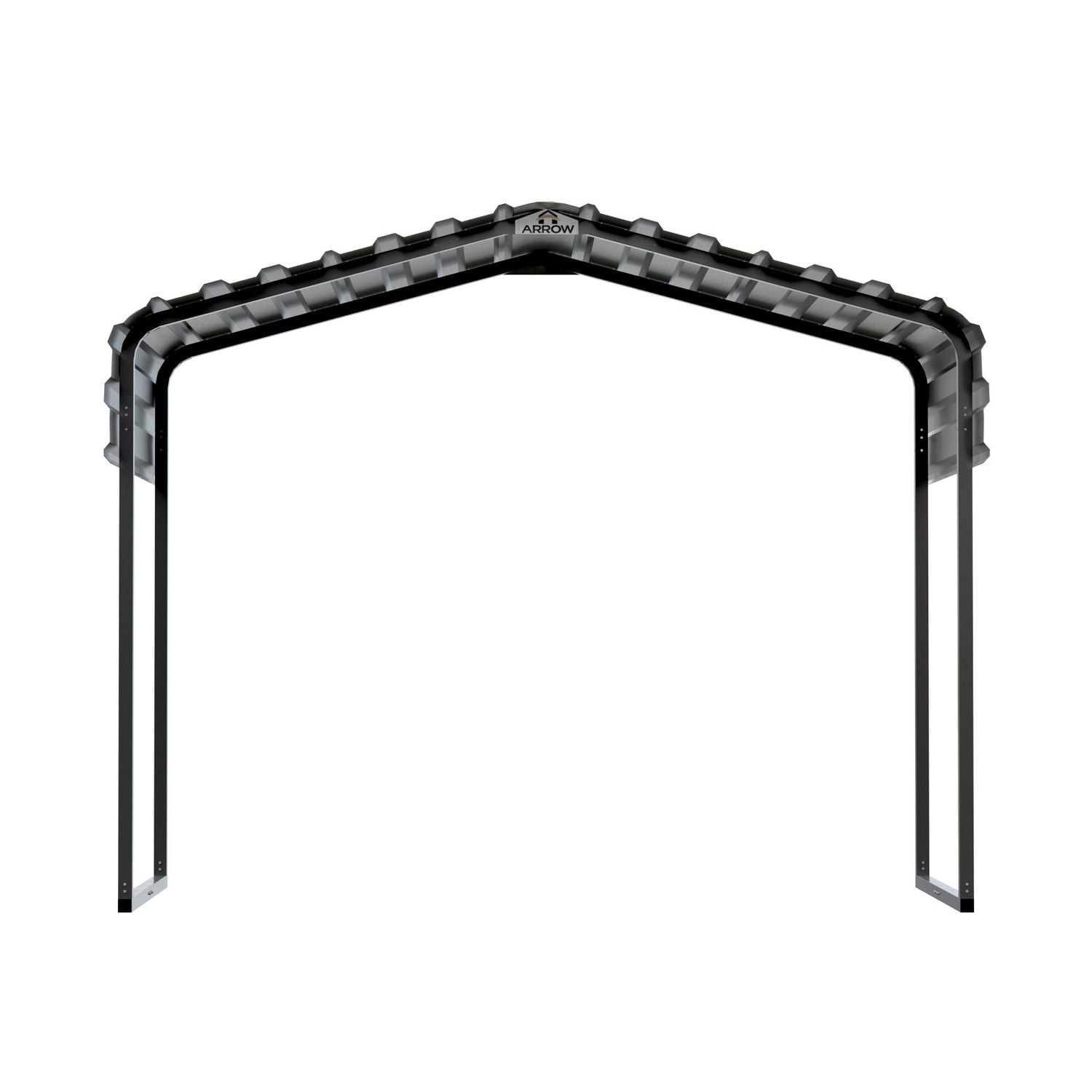 Arrow Metal Canopy 10 x 6 x 7 ft.  Charcoal