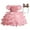 Pink, variant on Odeerbi 2025 Children's Dress Girl Sleeveless Princess Dress Sequin Mesh Dress Tufted Dress