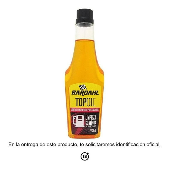 Aditivo concentrado para gasolina Bardahl Top oil 200 ml