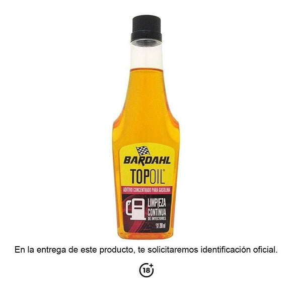 Aditivo concentrado para gasolina Bardahl Top oil 200 ml
