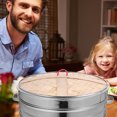 thumbnail image 2 of 1 Set of Multifunctional Steamer Stainless Steel Food Steamer Kitchen Gadget, 2 of 9