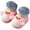 Pink, variant on HCNTES Toddler Kids Slippers Baby Boys Girls House Shoes Winter Slippers Plush Warm Soft with Cute Cartoon Design Indoor Shoes(Pink,1)
