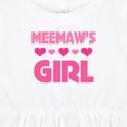 thumbnail image 4 of Inktastic Meemaw Girl Granddaughter Girls Baby Dress, 4 of 5