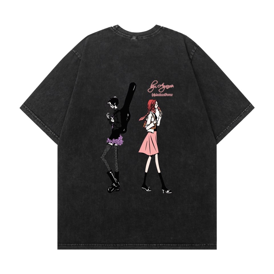 トップス NAN THNCLZX Washed vintage NANA cotton T-shirt anime street hip
