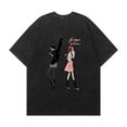 thumbnail image 2 of THNCLZX Washed vintage  NANA cotton T-shirt anime street hip-hop short-sleeved pattern summer unisex clothing, 2 of 9