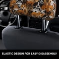 thumbnail image 4 of Kdxio Dogs Different Breeds Pattern Print 2 Piece Car Head Rest Covers Set Auto Front/Rear Seats Headrest Cover Universal Fit Most Cars,Sedan, SUV, 4 of 9